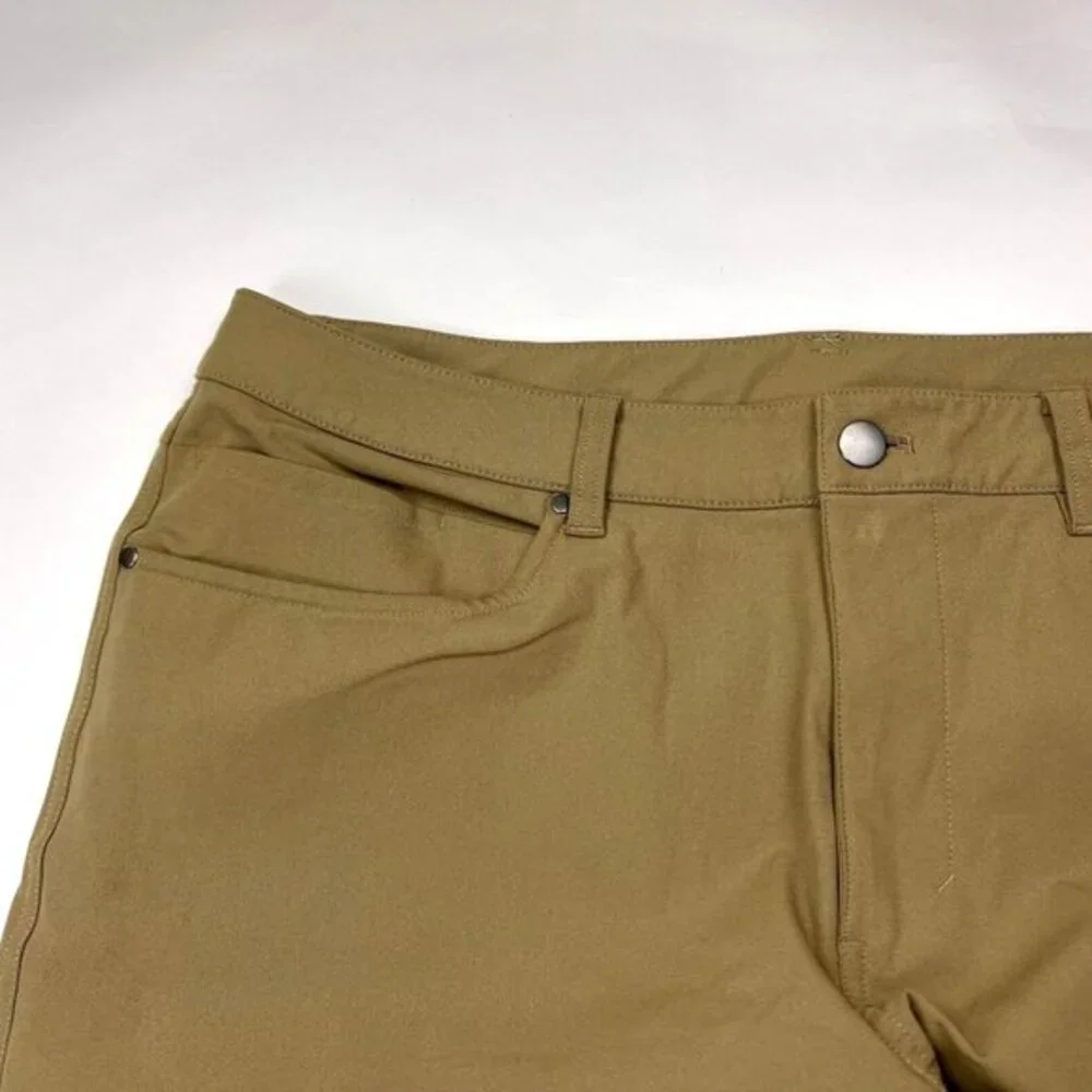 Lululemon ABC Pant Classic Artifact Mens 35 EUC‎ Stretch Warpstreme Pockets